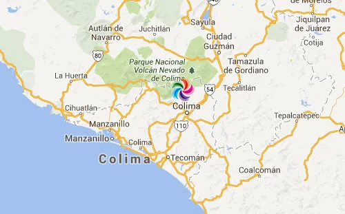 Nota sobre Mapa de Pueblos Mágicos en Colima