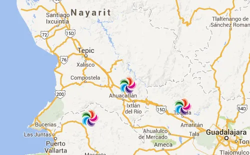 Nota sobre Mapa de Pueblos Mágicos en Nayarit