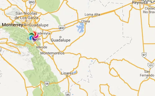 Nota sobre Mapa de Pueblos Mágicos en Nuevo Leon