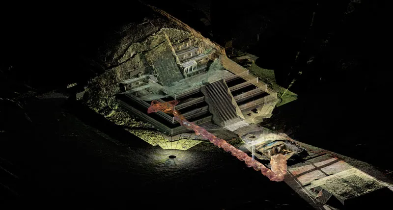 Nota sobre Encuentran miles de nuevos objetos bajo la pirámide de Teotihuacán