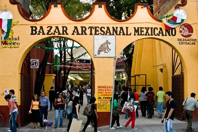Nota sobre Bazar Artesanal Mexicano, Coyoacán México