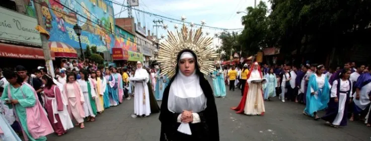Nota sobre Semana Santa en Tepoztlán
