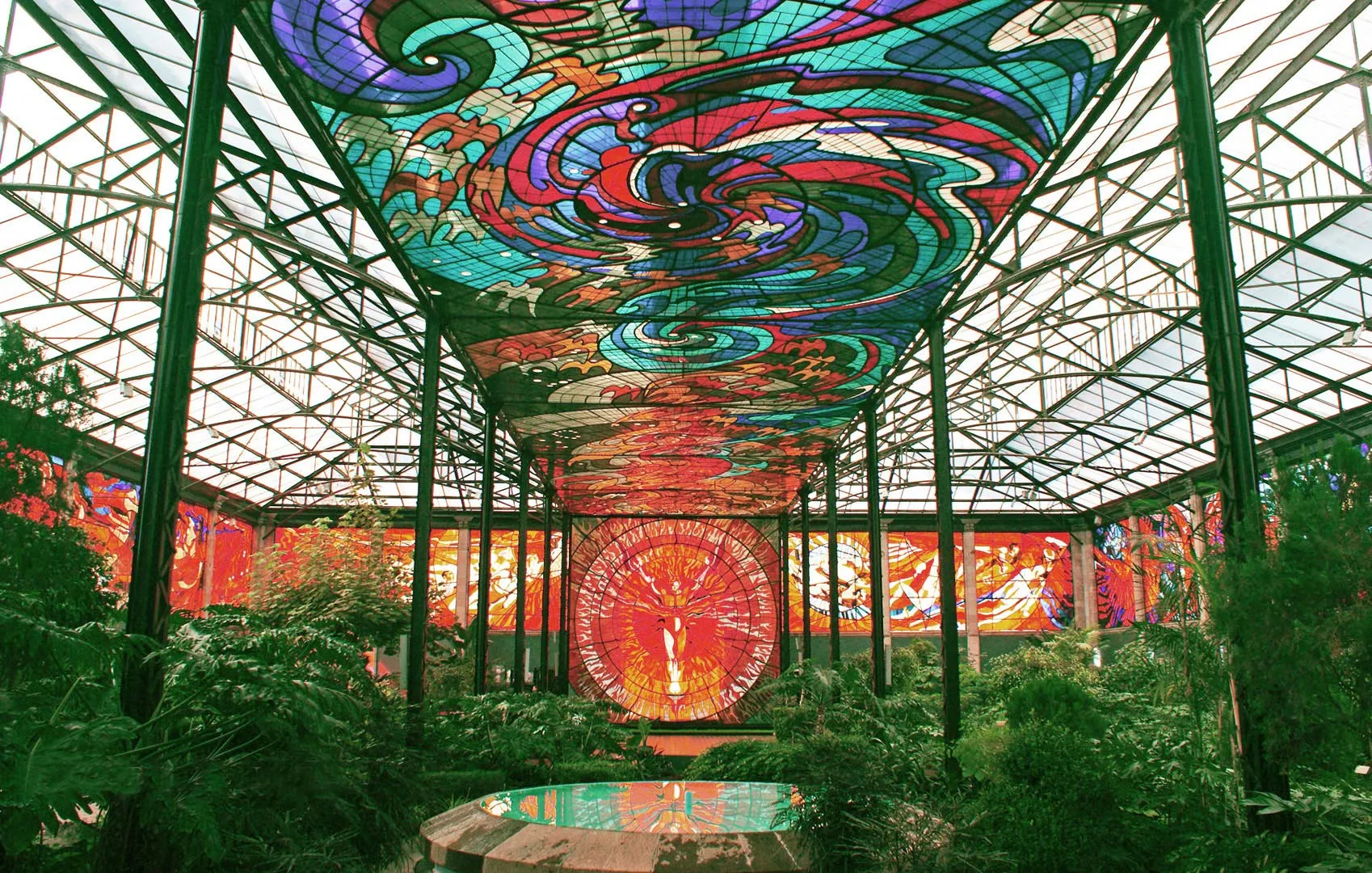 Admirando la belleza del Cosmovitral de Toluca Admirando la belleza del Cosmovitral de Toluca