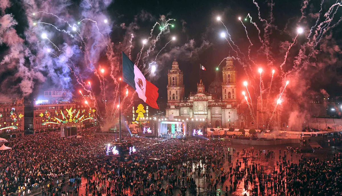 ¡Se acerca! Grito de Independencia en el Zócalo de la Ciudad de México ¡Se acerca! Grito de Independencia en el Zócalo de la Ciudad de México