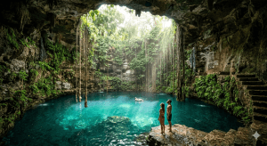 Aventura en la Península de Yucatán: Combina playas paradisíacas de Cancún con cenotes ocultos y selvas exuberantes Aventura en la Península de Yucatán: Combina playas paradisíacas de Cancún con cenotes ocultos y selvas exuberantes
