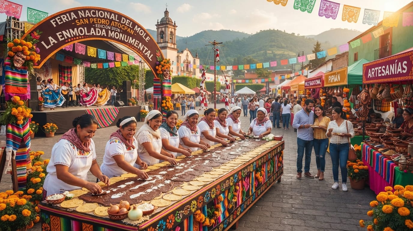 Sabores que enamoran: Ven a vivir la Feria Nacional del Mole 2026 en San Pedro Atocpan Sabores que enamoran: Ven a vivir la Feria Nacional del Mole 2026 en San Pedro Atocpan